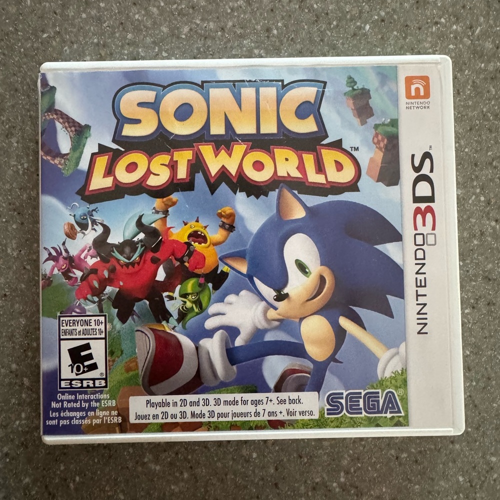 Sonic Lost World for Nintendo 3DS - Blue